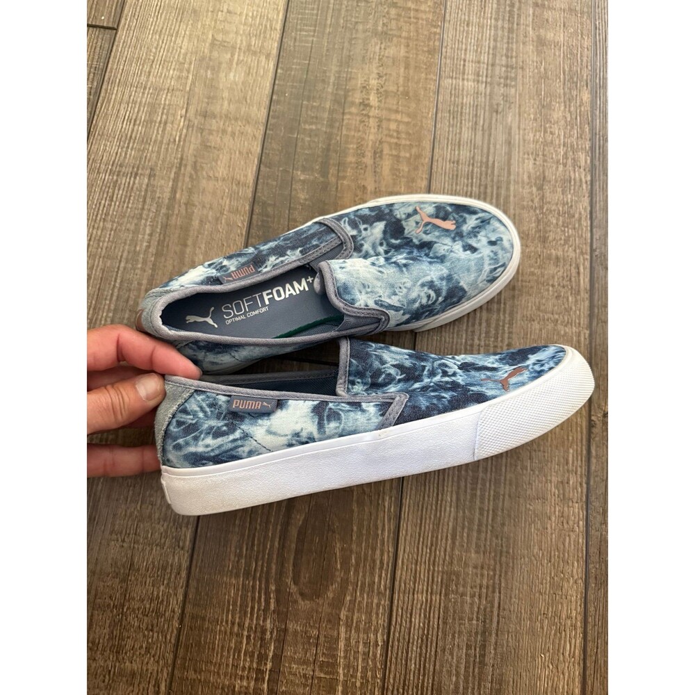 Big Kids Puma Bari Slip Ons Sz. 5.5c